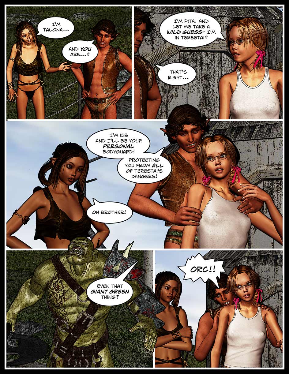 Nikki Webcomic Page 128 – Bodyguard