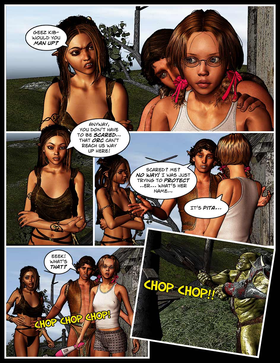 Nikki Webcomic Page 129 – Chop Chop