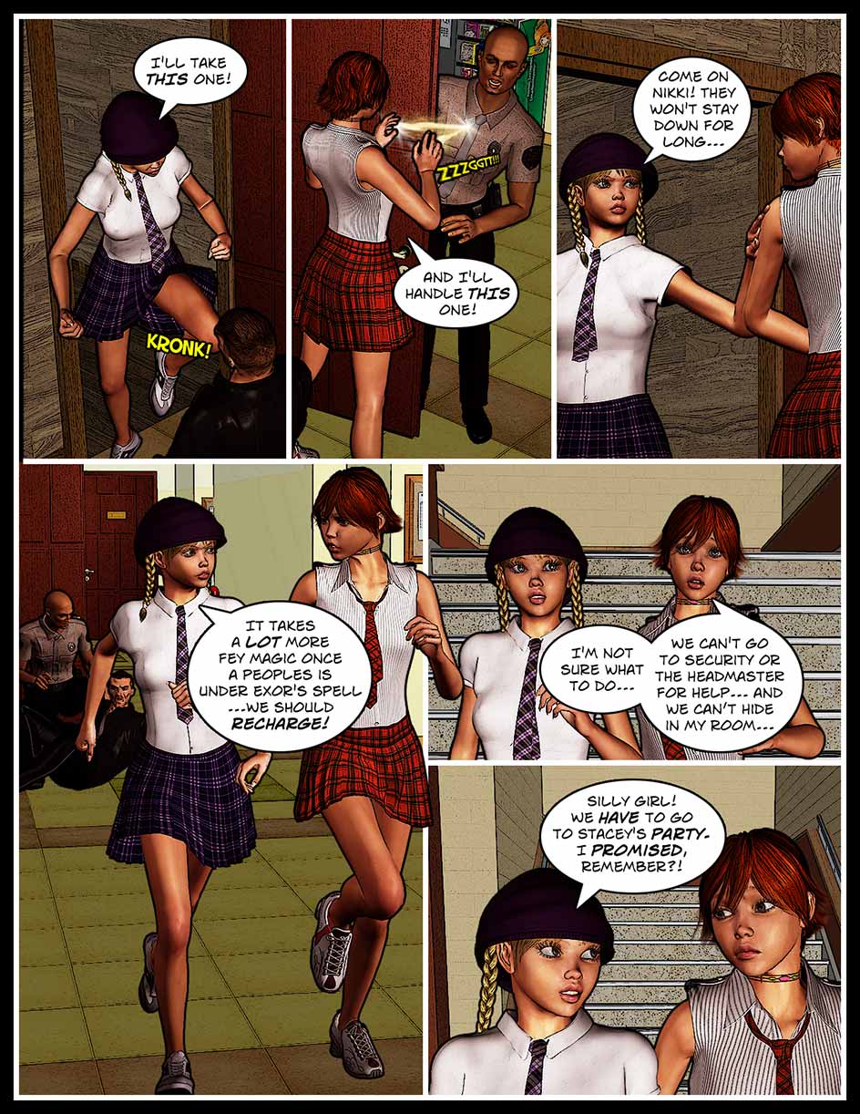 Nikki Sprite Webcomic Page 156 – Running